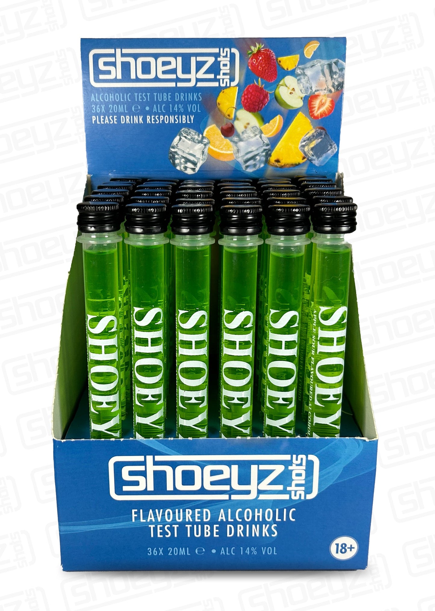 shoeyz vodka test tube shots apple sour