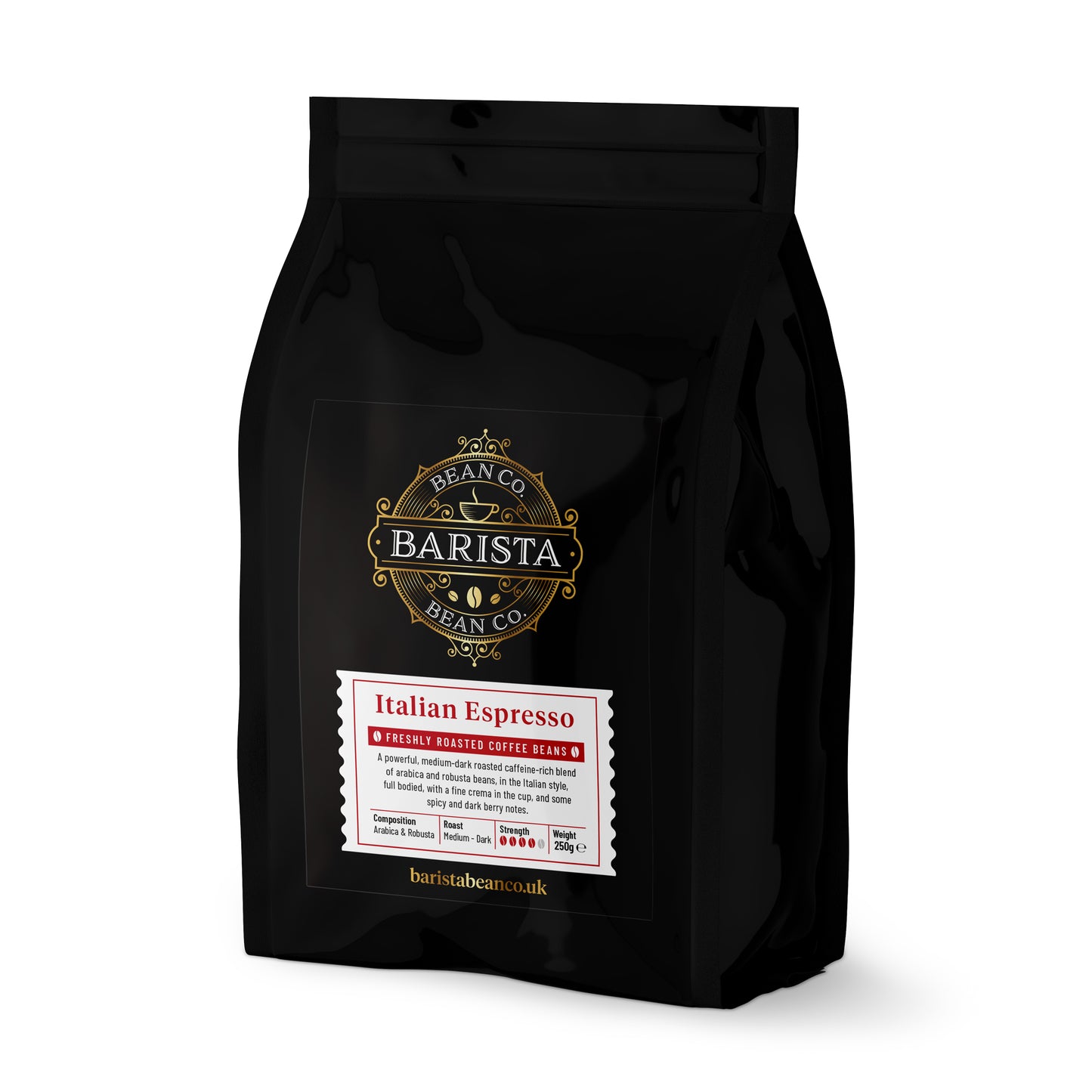 Italian Espresso Coffee (Beans or Ground) - By Barista Bean Co.
