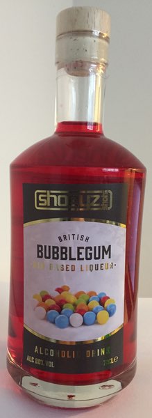 shoeyz gin bottles 6 flavours bubblegum